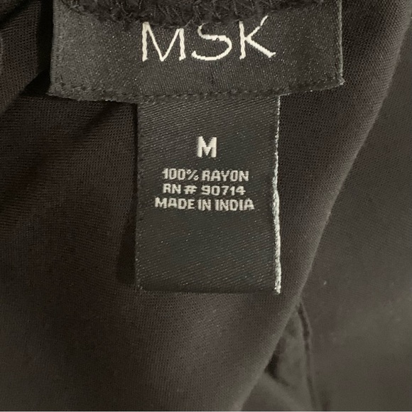 MSK Smocked-Trim Wide-Leg Jumpsuit - Picture 9 of 11